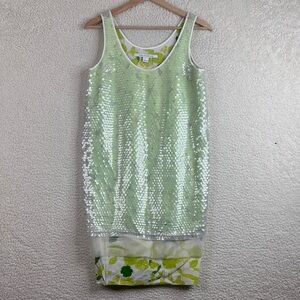 Diane von Furstenberg Women Spring Garden Sequined Tess Embellished dress Size 4